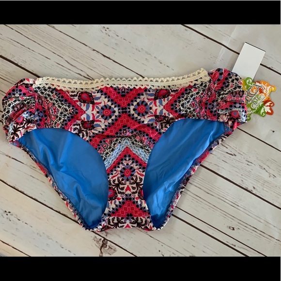 Becca Ect Secret Garden Hipster Bikini Bottom - Picture 1 of 11